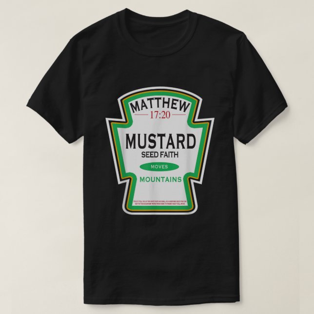 Camiseta La fe como grano de sangre de un párvulo cristiano (Diseño del anverso)