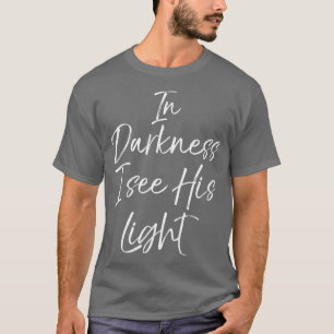 Camiseta La fe cristiana cita el regalo de esperanza en la