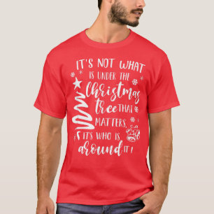 Camiseta La fe cristiana navideña es la que rodea a los Nav