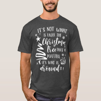 Camiseta La fe cristiana navideña es la que rodea a los Nav