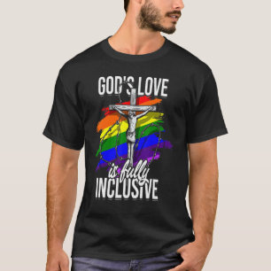 Camiseta La fe de Dios cruza el orgullo LGBT de los cristia