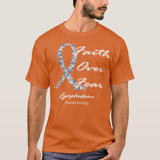 Camiseta La Fe De La Conciencia De La Linfhedema Sobre El M