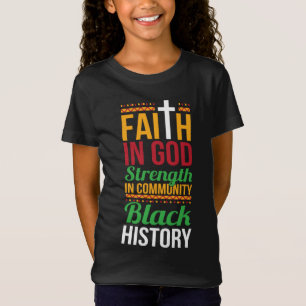 Camiseta La Fe En La Fuerza De Dios En La Comunidad Guay Bl