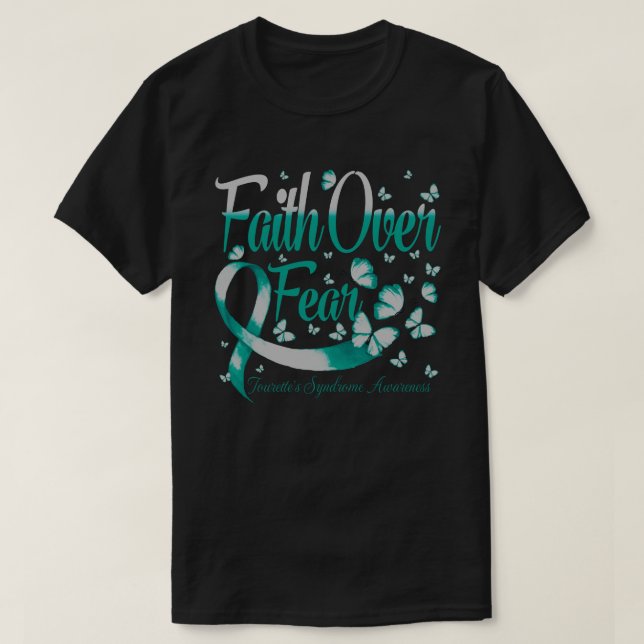 Camiseta La fe por el miedo, pero la conciencia sobre el sí (Diseño del anverso)
