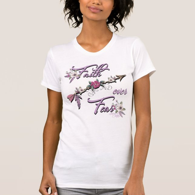 Camiseta La fe sobre el miedo (Anverso)
