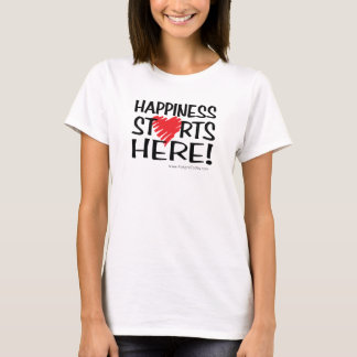 Camiseta ¡La Felicidad Comienza Aquí!