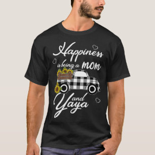 Camiseta La felicidad de la abuela del girasol es ser una m