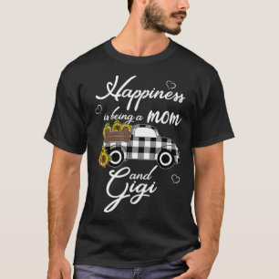 Camiseta La felicidad de la abuela del girasol es ser una m