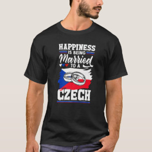Camiseta La Felicidad De La Bandera De La República Checa S