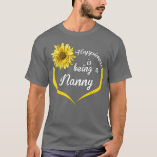 Camiseta La felicidad de la nana es ser una nana