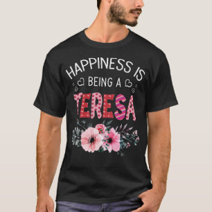 Camiseta La Felicidad De Las Flores Vintales Está Siendo Un