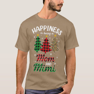 Camiseta La felicidad de las mujeres es ser mamá y Mimi Leo
