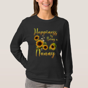 Camiseta La Felicidad De Las Mujeres Es Ser Niña, Abuela De
