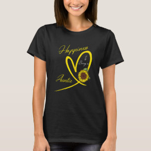 Camiseta La felicidad de las mujeres es ser un girasol de t