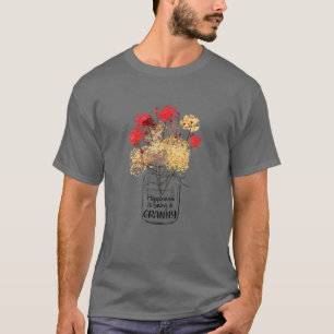 Camiseta La Felicidad De Las Mujeres Es Ser Una Abuela De F