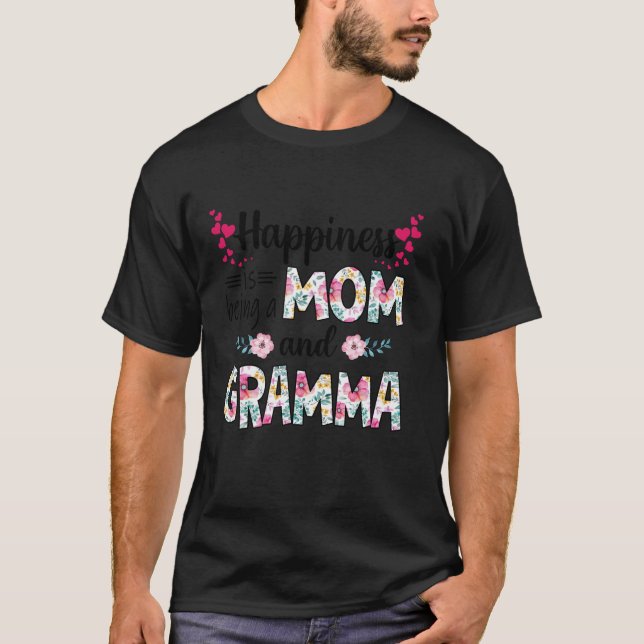 Camiseta La felicidad de las mujeres es ser una madre y GRA (Anverso)