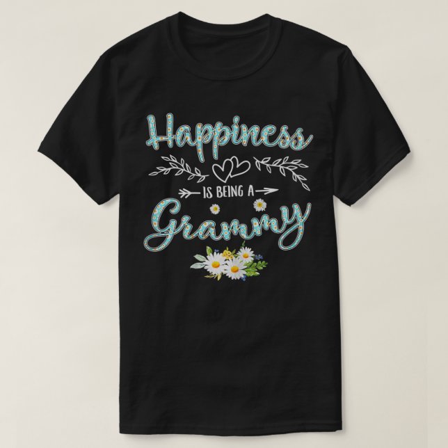 Camiseta La Felicidad De Las Mujeres Es Ser Una Mujer Gramo (Diseño del anverso)