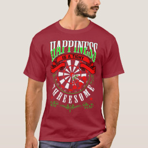 Camiseta La Felicidad De Los Jugadores De Dardos Es Un Mara
