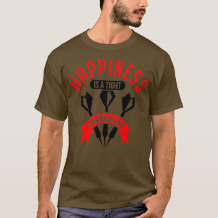 Camiseta La Felicidad De Los Jugadores De Dardos Es Un Trem