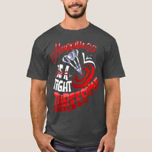 Camiseta La Felicidad De Los Jugadores De Dardos Es Un Trem