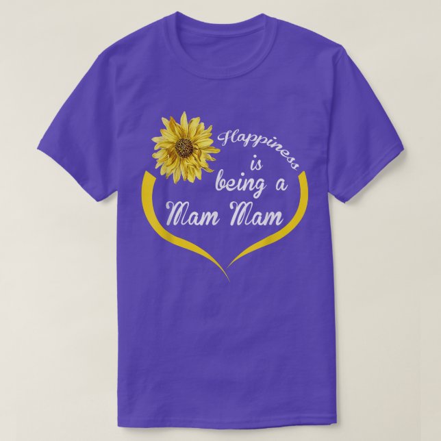 Camiseta La Felicidad De Los Regalos De Mam Está Siendo Un  (Diseño del anverso)