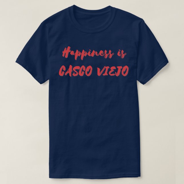 Camiseta La felicidad es Casco Viejo (Diseño del anverso)