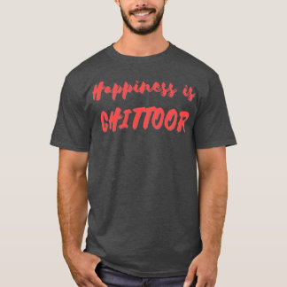 Camiseta La felicidad es el sabor