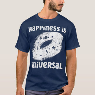 Camiseta La felicidad es el sistema solar universal Celesti