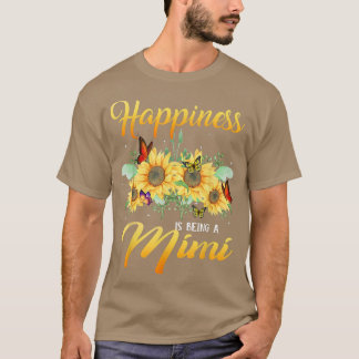 Camiseta La Felicidad Es Estar Siendo Un Mimi Mariposa Gira