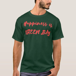 Camiseta La felicidad es Green Bay