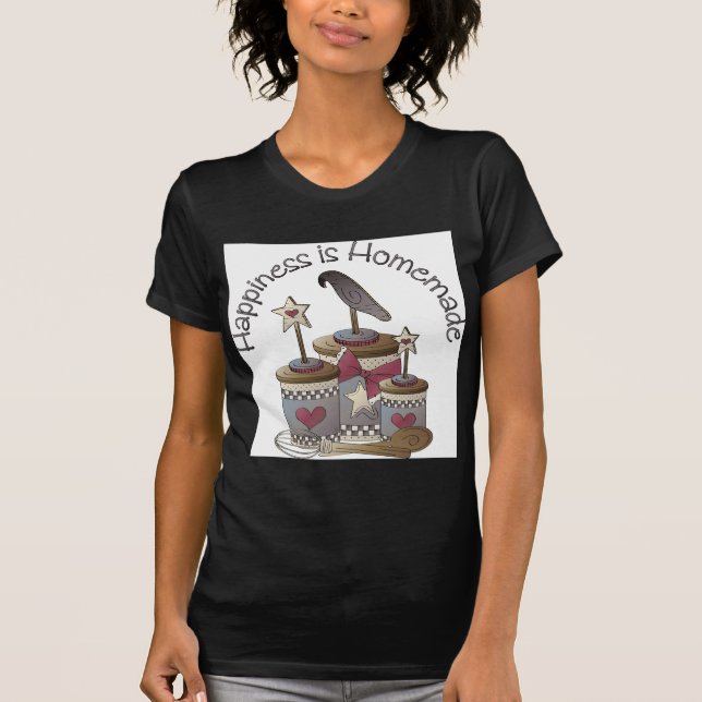 Camiseta La felicidad es hecha en casa (Anverso)