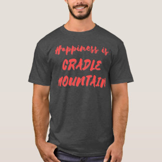Camiseta La felicidad es la montaña Cradle