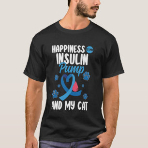 Camiseta La felicidad es mi bomba de insulina Diabetes Diab