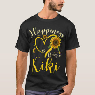 Camiseta La felicidad es ser el día de la madre del girasol