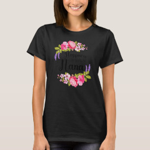 Camiseta La felicidad es ser madre de nana