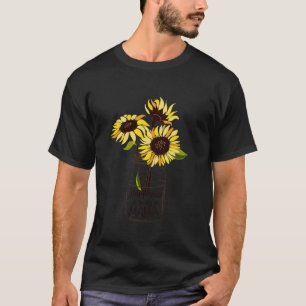 Camiseta La felicidad es ser mamá Vida Arte Girasol Abuela