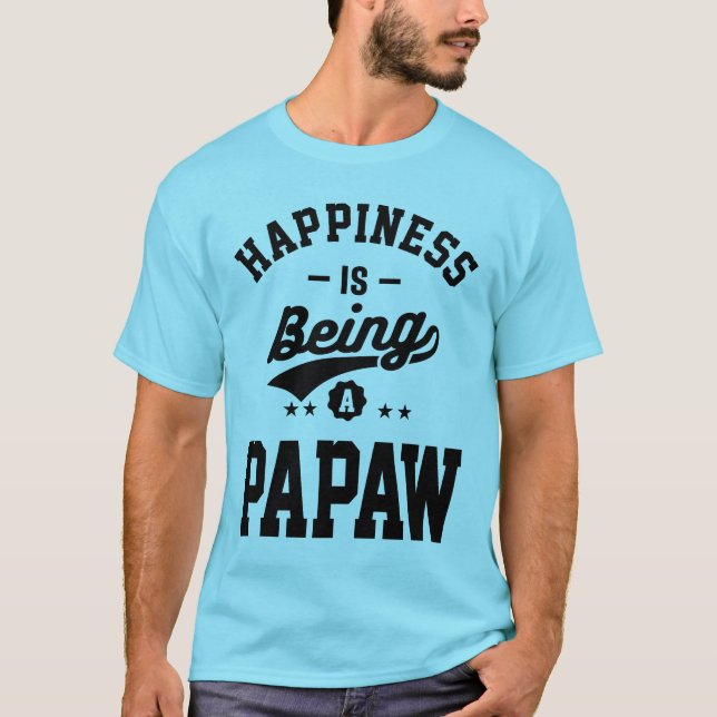 Camiseta La felicidad es ser papa (Anverso)