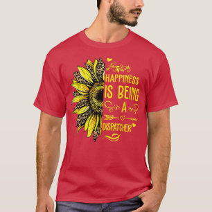 Camiseta La Felicidad Es Ser Un Hippie De Giro Dispatcher W