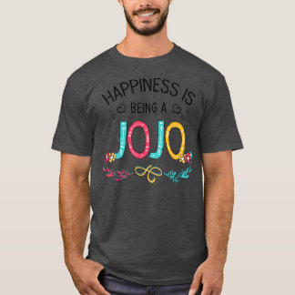 Camiseta La Felicidad Es Ser Un Jojo Flores Silvestres Vale