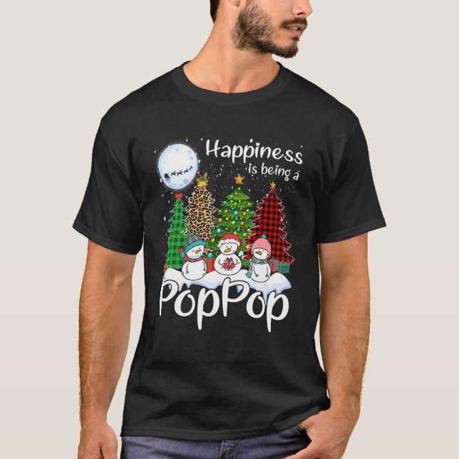 Camiseta La Felicidad Es Ser Un Leopardo De Los Árboles De  (Anverso)