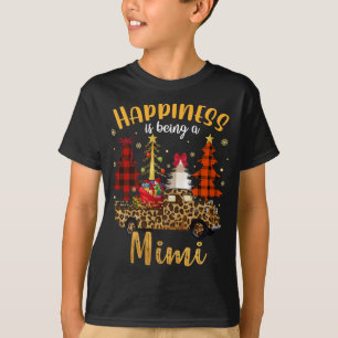 Camiseta La Felicidad Es Ser Un Mimi Árbol De Navidad Leopa