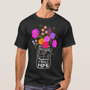 Camiseta La Felicidad Es Ser Un Regalo Mimi Para La Abuela