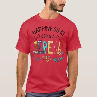 Camiseta La Felicidad Es Ser Un San Valentín De Flores Silv