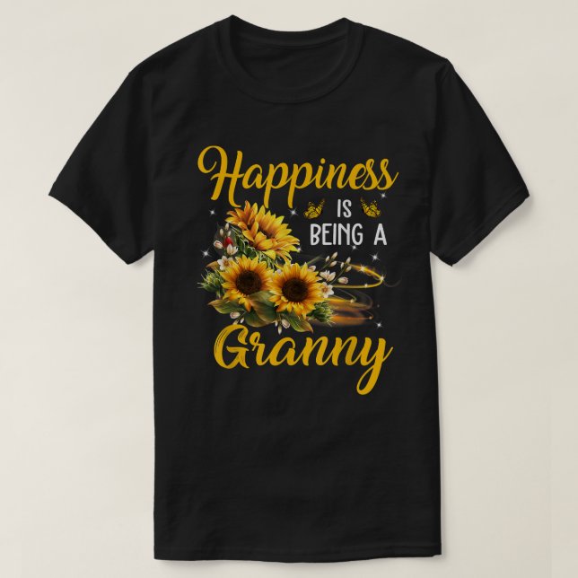 Camiseta La felicidad es ser una Abuela  Amantes del Giraso (Diseño del anverso)