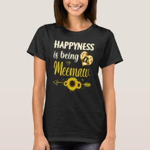 Camiseta La Felicidad Es Ser Una Abuela De Giro Meemaw