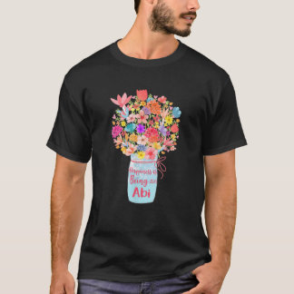 Camiseta La felicidad es ser una abuela de las flores del o