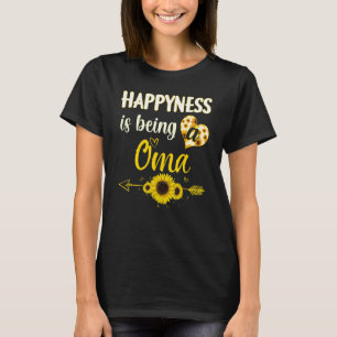 Camiseta La felicidad es ser una abuela de los girasoles de
