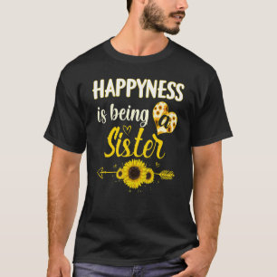 Camiseta La Felicidad Es Ser Una Abuela Hermana De Giro