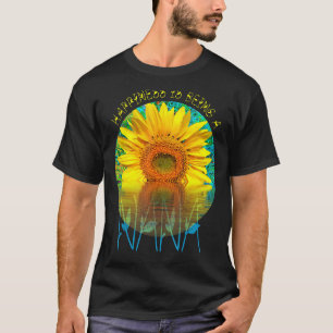 Camiseta La Felicidad Es Ser Una Abuela Nana Sunflower C