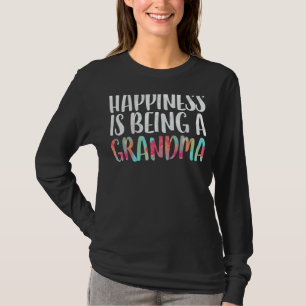 Camiseta La Felicidad Es Ser Una Acuarela De Abuela